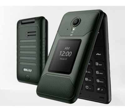 BLU Tank Flip T0100U | 2.8" Display| 2022| GSM Unlocked | 4G LTE Flip Phone (Green)
