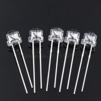 【‘= 100PCS/LOT 5Mm Super Bright White Light-Emitting Diode DIP LED Straw Hat Astigmia