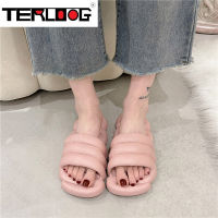 2022 Summer Flats Casual Slippers Designer New Soft Bottom Home Sandals Slingback Flip Flops Slides Fashion Platform Women Shoes