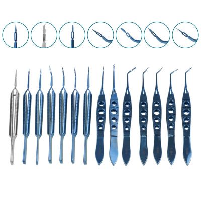 Ophthalmic Nucleus Crushing Tweezers Nuclear Tweezers Straight Angle Ophthalmic Instrument