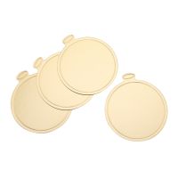 100Pcs/Set Round Mousse Cake Boards Gold Paper Cupcake Dessert Displays Tray Wedding Birthday Cake Pastry Decorative Tools Kit