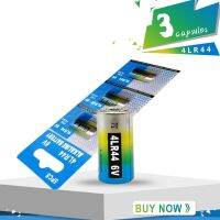 【The-Best】 3Pcs 6V 4LR44อัลคาไลน์สำหรับสุนัขปลอกคอความงามปากกา A544V 4034PX PX28A L1325 4AG13 544 4A76แห้ง