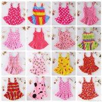 16 Types Baby Girl Swimsuit Floral Print Swimwear 1-9Y(Random Color)