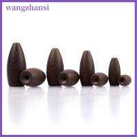 Wangzhansi ตัวจมตกปลาหนอนทังสเตนน้ำหนักกลับด้านสำหรับตกปลาสีดำ