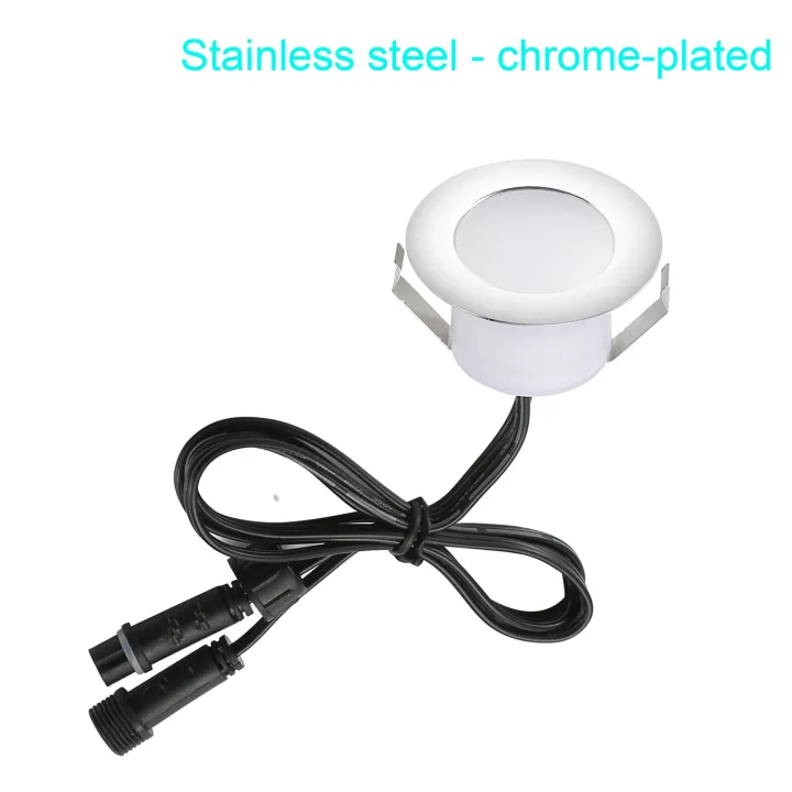 47mm Copper Warm White Outdoor Garden Yard Terrace Kickboard Recessed