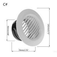 Air Extract Diffuser Ducting Ventilation Cover 100Mm