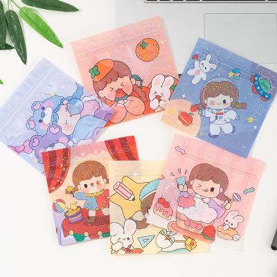 【CW】✎❒﹍  10pcs Plastic Zip Lock Small Jewelry Cartoon