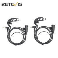 Retevis EEY002หูฟังหูฟัง3.5มม. เข็มเดี่ยวหูฟัง PTT ไมโครโฟนสำหรับ RETEVIS RT22P RT622P RB619 RB19