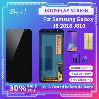 New Super AMOLED Display for Samsung Galaxy J8 LCD with Touch Screen Digitizer Assembly SM-J810 J810F J810G J810Y Replacement 6