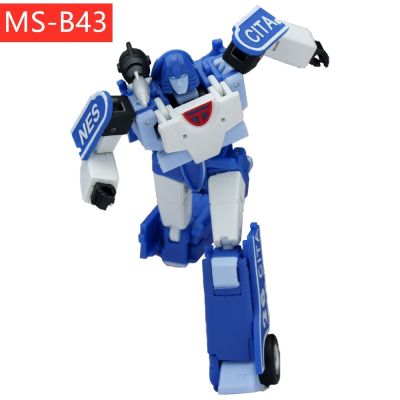 หุ่นยนต์ของเล่นตุ๊กตาขยับแขนขาได้ภาพลวงตาพร้อมกล่อง MS-B43แปลง MS-TOYS ทรงสี่เหลี่ยมมี MSB43สต็อก