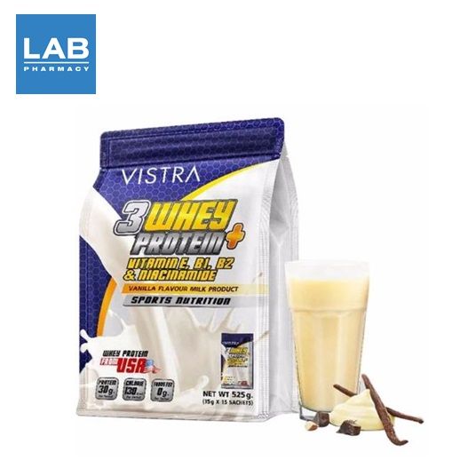 vistra-3-whey-protein-plus-vanilla-35gx15pc-วิสทร้า-เวย์โปรตีน-พลัส-รสวนิลา