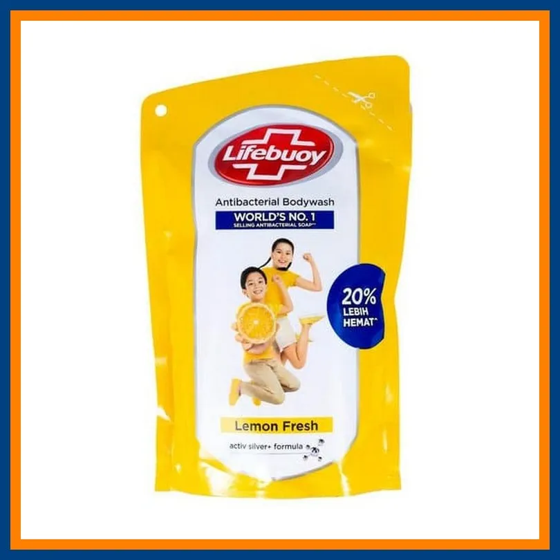 Lifebuoy Body Wash Lemon Fresh 850Ml Pouch - Sabun Mandi Cair 