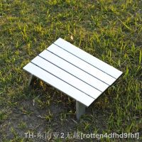 hyfvbu◄  Camping Table Aluminum Alloy Outdoor for Barbecue Folding Computer Bed Desk