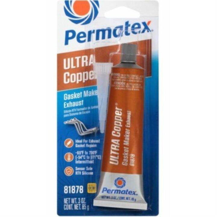 Permatex Ultra Copper Gasket Maker Exhaust 3 oz. / 85g (81878) Lazada PH