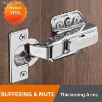 ✆ 1pc Furniture Soft Close Hydraulic Hinge Stainless Steel Door Hinges Damper Buffer Cabinet Mute Gemel Kitchen Hardware