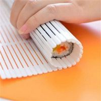 【hot】 Silicone Sushi Mats Washable Reusable Roll Mold Food Rolling Rice Maker ！ 1