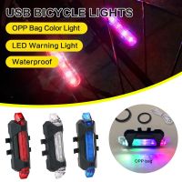 ✜ USB Rechargeable Waterproof MTB Road Bike Lamp Warning Cycling Tail Light Bike LED Headlight Tail Light Bicycle Accessories