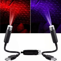 Ranpo Car Interior Roof LED Star Light USB Atmosphere Starry Sky Night Projector Lamp