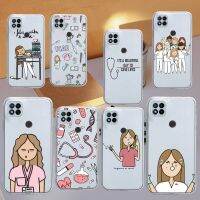 Doctor Nurse Medicine Medical Phone Case Transparent for Xiaomi redmi note 12 11 10 7 8 9 4G 5G T S i ultra poco X3 pro