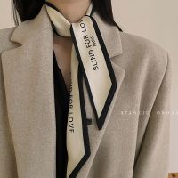 【CC】♘∈  2023 New Luxury Brand Scarf Hair Silk Scarves Design Foulard Neckerchief Headband Ladies