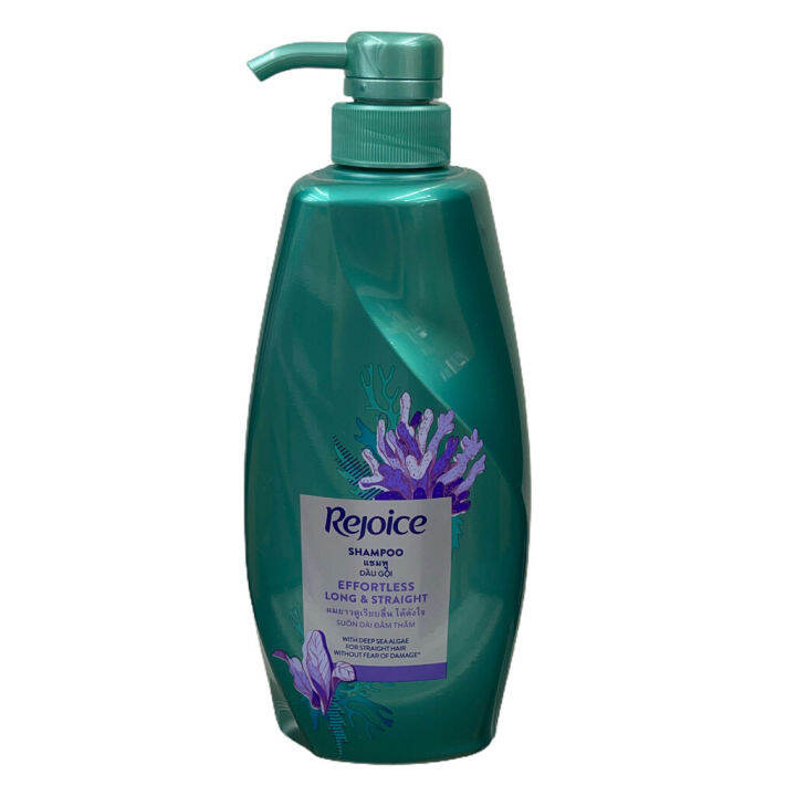 fernnybaby-แชมพู-รีจอยส์-rejoice-600ml-ยาสระผมรีจอยส์-ขวดใหญ่-ยาสระผม-รีจอยส์-ขวดปั๊ม-สีม่วงเข้ม-long-amp-straight-600-มล