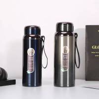 ส่งฟรี ความจุขนาดใหญ่ 1L Thermos Cup ถ้วยชาแบบพกพาสูญญากาศสแตนเลสถ้วย