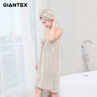 GIANTEX Women Bathroom Microfiber Bath Towels for adults Bath Robe Hair Towel Set serviette de bain toallas de ducha badhanddoek