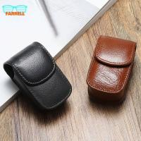 FARRELL แบบพกพาได้ ง่ายๆ เรโทร กระเป๋าใส่แว่นตา แขวนบนเข็มขัด เคสลายแว่นตา หนังพียู กล่องเก็บแว่นตา ของขวัญของพ่อ กล่องใส่แว่นกันแดด กล่องใส่แว่นตา กล่องแว่นตาพับ กล่องแว่นตา waistpack