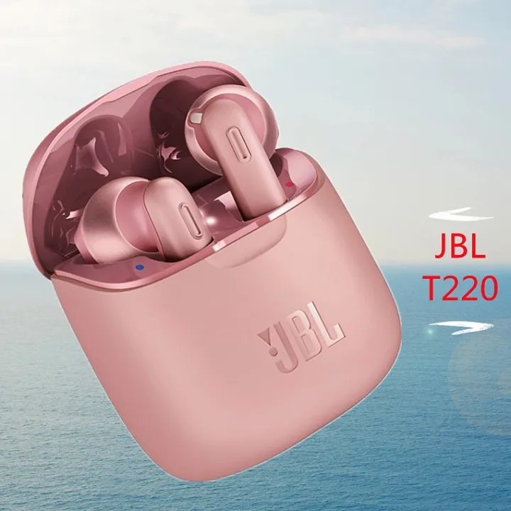 JBL T220 TWS Bluetooth JBL Earphones Wireless Earbuds Inear with