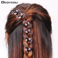 【CW】 6PCS/1 pack Wedding Bridal Hair Claws Headwear Rhinestone Hairpins Accessorie