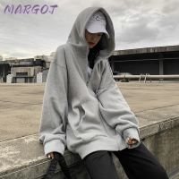 Margot Fashion เสื้อฮู้ด เสื้อแขนยาวอบอุ่น หลวมและสบาย สไตล์ ทันสมัย ทันสมัย แฟชั่น WWY23912CJ 38Z230922