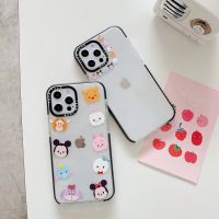 Disney TSUM Mickey Minnie Winnie The Pooh Piglet Tigger Eeyore เคสโทรศัพท์สำหรับ iPhone 14 Pro Max 14Pro 14 Max Soft Anti-Fall ฝาครอบโทรศัพท์สำหรับ iPhone 13 Pro Max 13Pro 13การ์ตูนน่ารักเคสโทรศัพท์สำหรับ iPhone 12 11 Pro XS Max XR X เปลือกโทรศัพท์