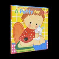 Karen Katz, Karen Katz a potty for me! My potty childrens behavior habits develop English Enlightenment turn over books childrens English books authentic English original picture books