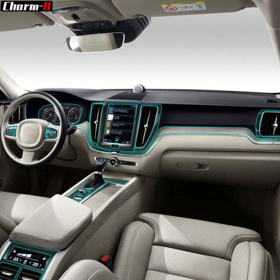 Car Interior Central Console Gear Shift Dashboard Navigation Screen Protective Film for Volvo XC60 2018 2019  Accessorie