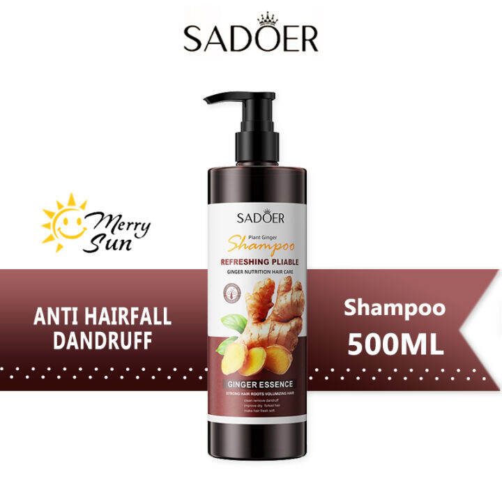 Sadoer Ginger Shampoo Hair Growth Shampoo Anti Itch Anti Hair Loss Anti Dandruff Shampoo Hair 7809