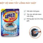 Combo 2 gói Bột tẩy lồng máy giặt Sandokkaebi Hàn Quốc 450gr