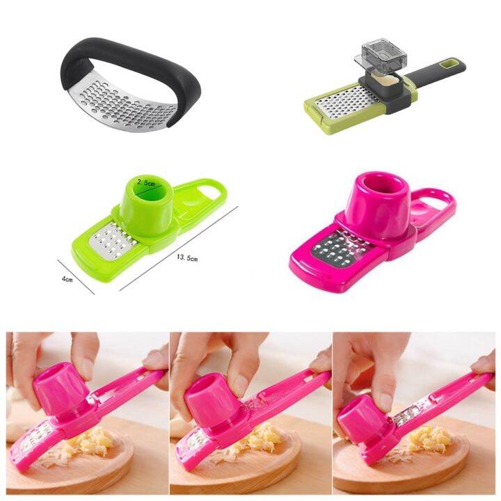 Garlic Ginger Press Crusher Manual Garlic Mincer Chopping Garlic Tool ...