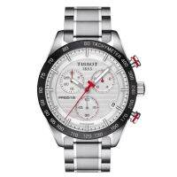 Tissot T100.417.11.031.00 PRS 516นาฬิกาควอตซ์โครโนกราฟสำหรับผู้ชาย (สีเงิน) สำหรับผู้ชาย