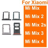 ถาดซิมการ์ดสําหรับ Xiaomi Mi Mix 2 2S 3 4 ช่องใส่ซิมการ์ด SD Card Reader Holder Adapter อะไหล่โทรศัพท์มือถือ