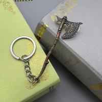 7cm Metal Leviathan Ax of War Kratos Game Peripherals Keychain 1:12 Accessories for Male Boy