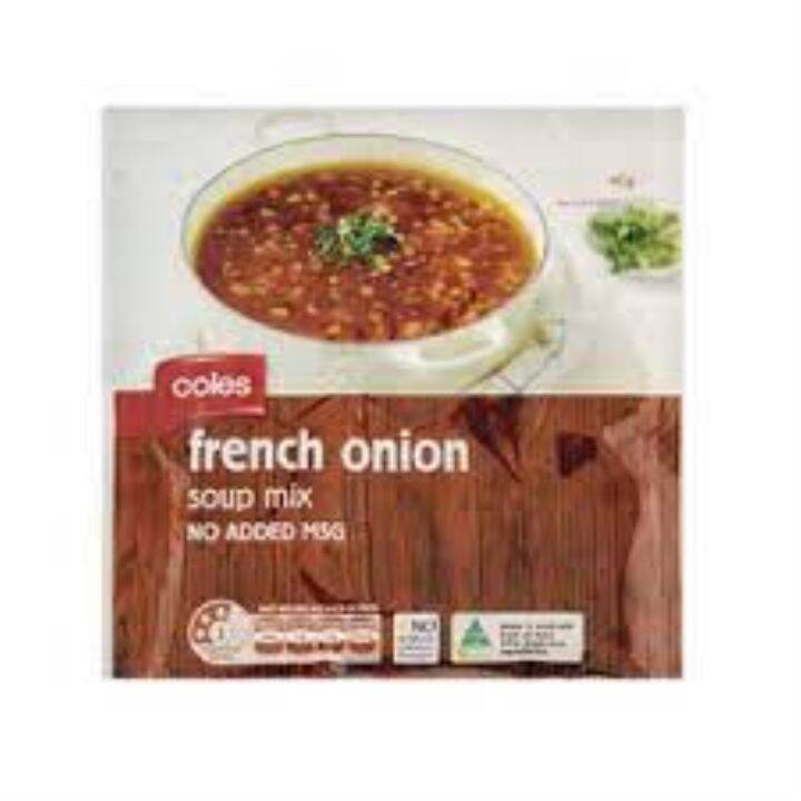 Coles French Onion Mix Soup 40g {Made in Australia} Lazada PH