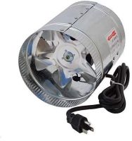 4 "Inline Fan - 100 CFM,พัดลมท่อโลหะ,พัดลมดูดอากาศที่ดีสำหรับ Grow Tent Exhaust And Intake