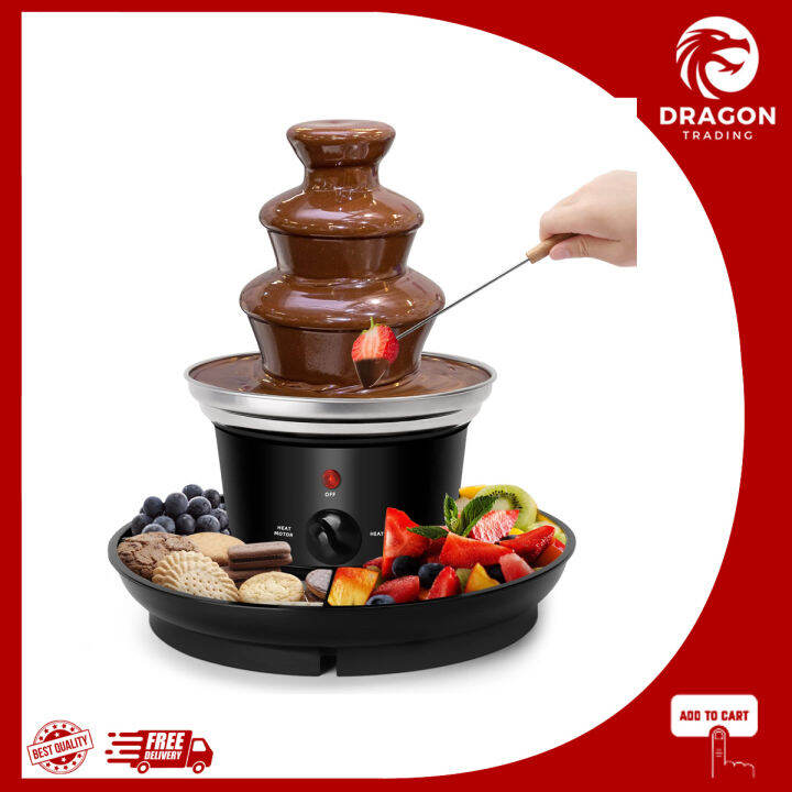 MINI FONDUE CHOCOLATE FOUNTAIN Lazada PH