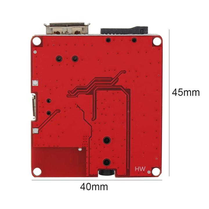 รองรับบลูทูธแผ่นรับเสียงพร้อมช่องเสียบบัตร-tf-usb-โมดูล-mp3ดัดแปลง-diy