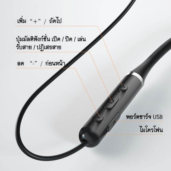 หูฟัง-lenovo-ชุดหูฟังบลูทูธออกกำลังกาย-headphone-wireless-bluetooth-5-0-waterproof-ipx5-หูฟังสเตอริโอ-หูฟังบลูทูธ