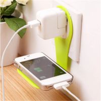 【CC】 1PCS Holder Charger Cable Storage Wall Plug Socket for Charging Rack