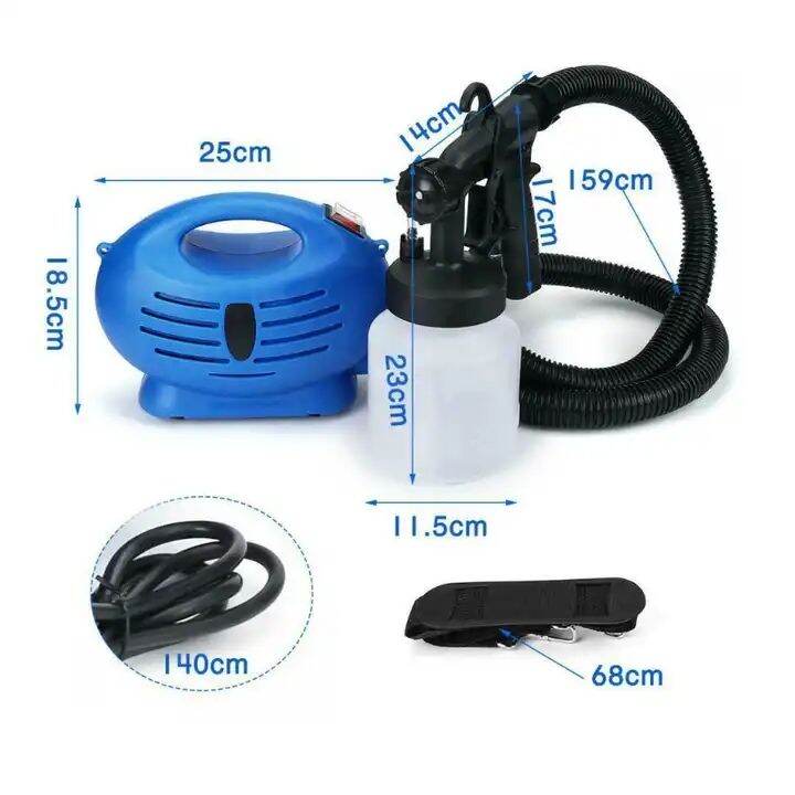 เครื่องพ่นสี-กาพ่นสี-650w-เครื่องพ่นสีไฟฟ้า-800ml-แบบพก-ทำความ-พ่นสเปรย์-กาพ่นสีไฟฟ้า-เพ้นสีระบบไฟฟ้า-แบบพกพา-จัดส่งจากกรุงเทพ-paint-sprayer-heavy-duty