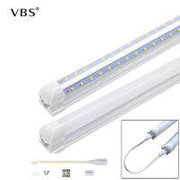 2ชิ้น4ชิ้นหลอด LED T8แบบบูรณาการแสง2FT 20วัตต์60เซนติเมตรหลอด LED เรืองแสง-รูปร่างน้ำนมปกฝาครอบโปร่งใสโคมไฟติดผนังสีขาว