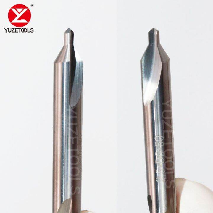 yuzetools-cnc-carbide-spot-center-drill-bits-set-60-degree-angle-center-drill-bits-ชุดเครื่องมือ-countersink-สําหรับงานโลหะกลึง