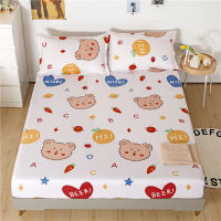 Saturn Home Soft Fitted Bedsheet Cadar Fitted Sheet with Rubber Pillow case Super singleQueenKing For 3 Sizes bedding sheet Sarung Bantal